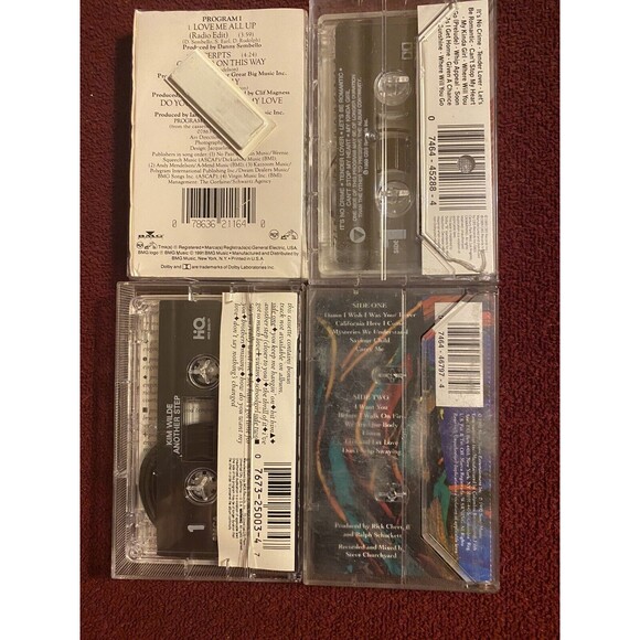 cassette tapes lot (4) Babyface Sophie Hawkins Stacy Earl￼ Kim Wilde - Picture 3 of 3